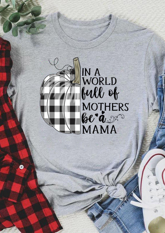 T-shirts Tees In A World Full Of Mothers Plaid Pumpin T-Shirt Tee in Gray. Size: ,M,L,XL
T-shirts Tees In A World Full Of Mothers Plaid Pumpin T-Shirt Tee in Gray. Size: ,M,L,XL
