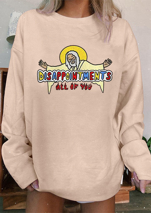 Sweatshirts Disappointments All Of You Long Sleeve Sweatshirt in Khaki. Size: ,M,L,XL
Sweatshirts Disappointments All Of You Long Sleeve Sweatshirt in Khaki. Size: ,M,L,XL