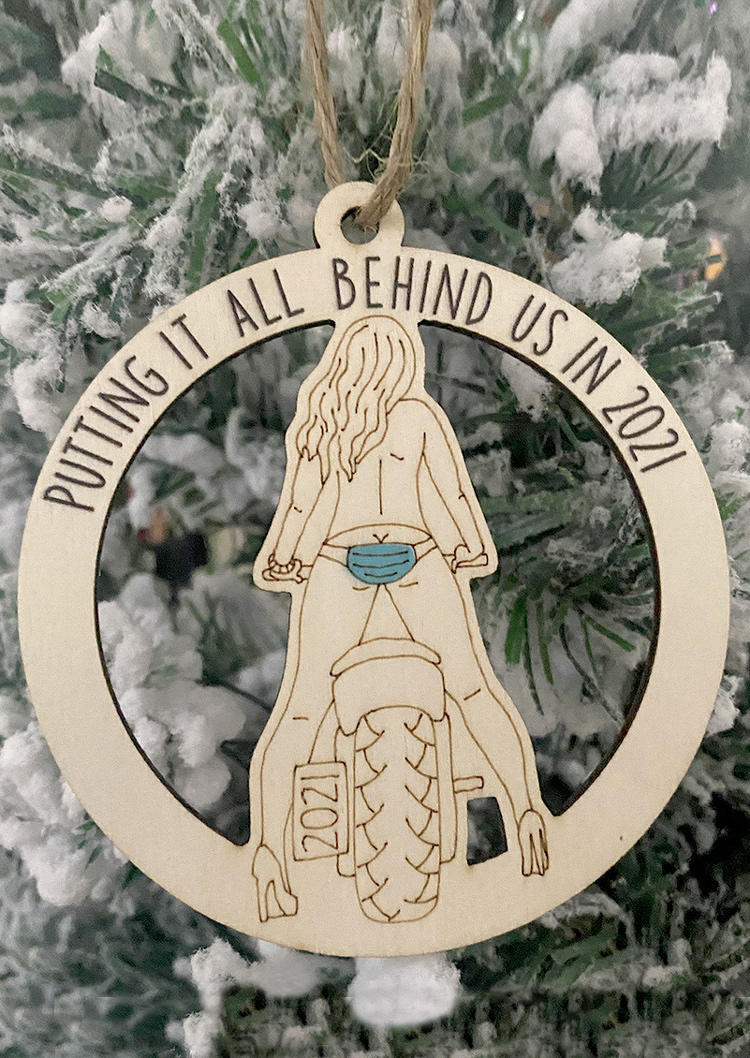 Christmas Decoration Putting It All Behind Us in 2021 Hanging Ornament in Pattern3. Size
Christmas Decoration Putting It All Behind Us in 2021 Hanging Ornament in Pattern3. Size