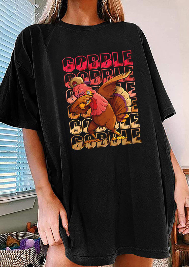 T-shirts Tees Thanksgiving Gobble Turkey O-Neck T-Shirt Tee in Black. Size: ,M,L,XL
T-shirts Tees Thanksgiving Gobble Turkey O-Neck T-Shirt Tee in Black. Size: ,M,L,XL