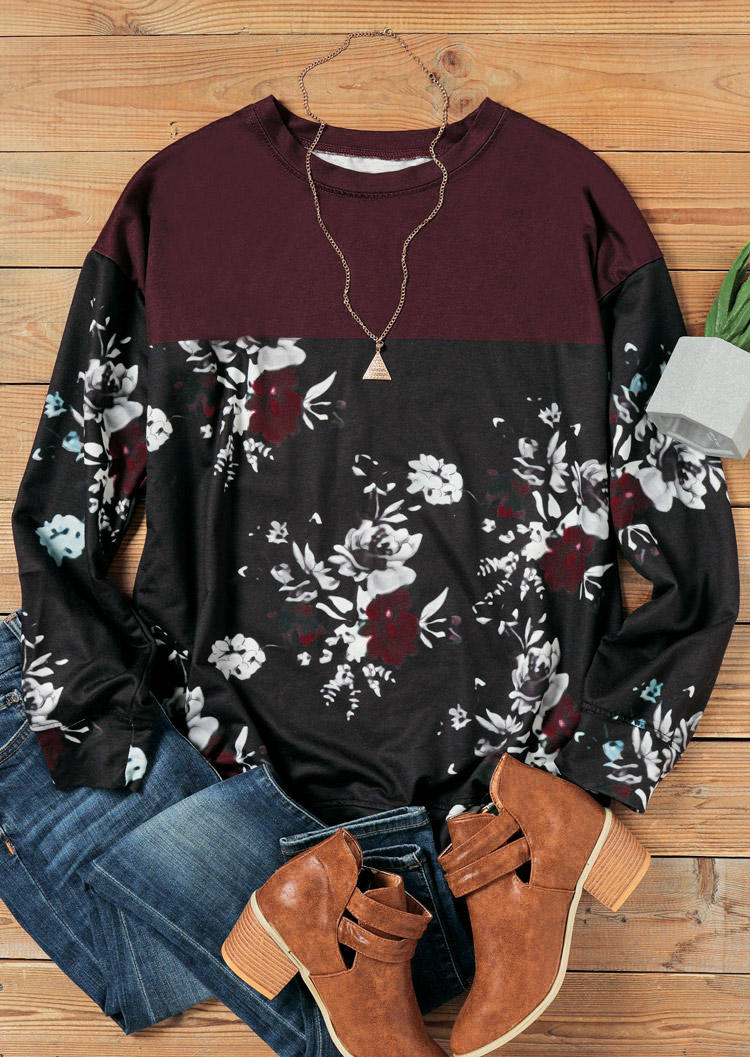 Sweatshirts Floral Color Block Long Sleeve Sweatshirt in Multicolor. Size: M,,XL
Sweatshirts Floral Color Block Long Sleeve Sweatshirt in Multicolor. Size: M,,XL