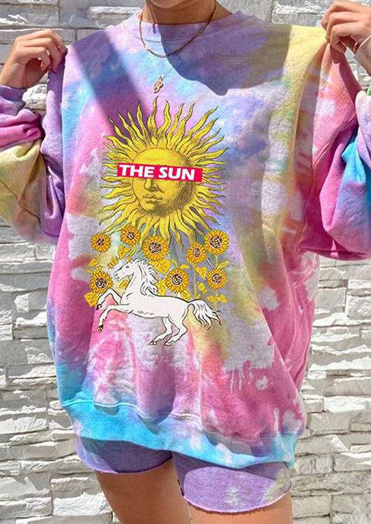 Sweatshirts Tie Dye The Sun Horse Sunflower Sweatshirt in Multicolor. Size: ,M,L,XL
Sweatshirts Tie Dye The Sun Horse Sunflower Sweatshirt in Multicolor. Size: ,M,L,XL