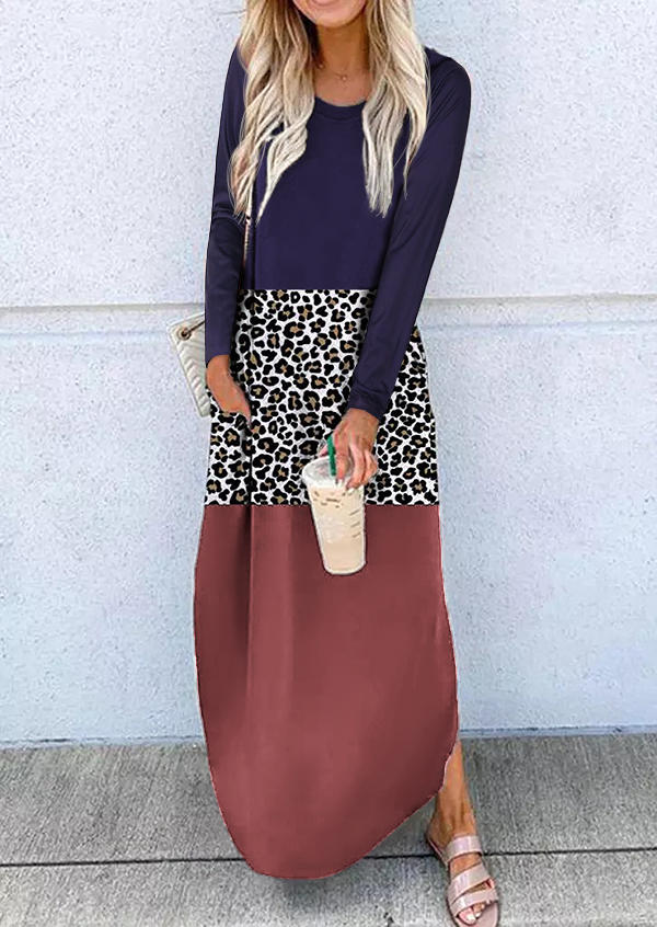 Maxi Dresses Color Block Leopard Pocket Sleeveless Maxi Dress in Multicolor. Size
Maxi Dresses Color Block Leopard Pocket Sleeveless Maxi Dress in Multicolor. Size