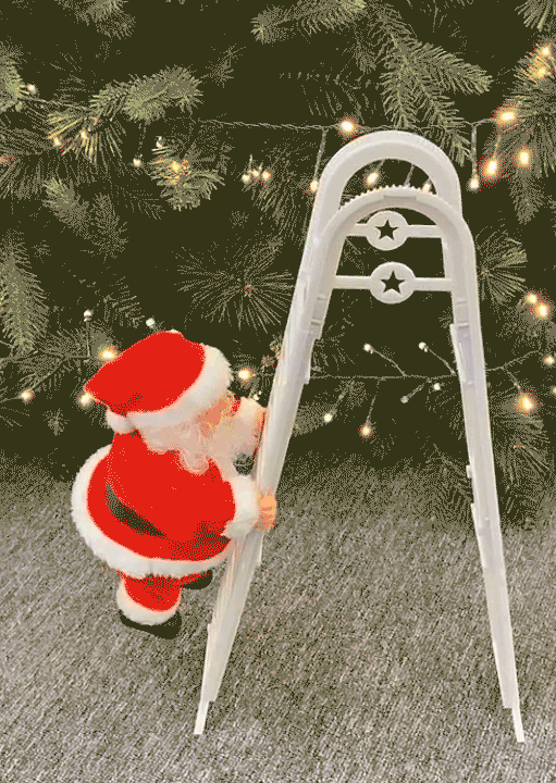 Christmas Decoration Santa Climbing Ladder Christmas Decoration Ornament without Battery in White. Size
Christmas Decoration Santa Climbing Ladder Christmas Decoration Ornament without Battery in White. Size