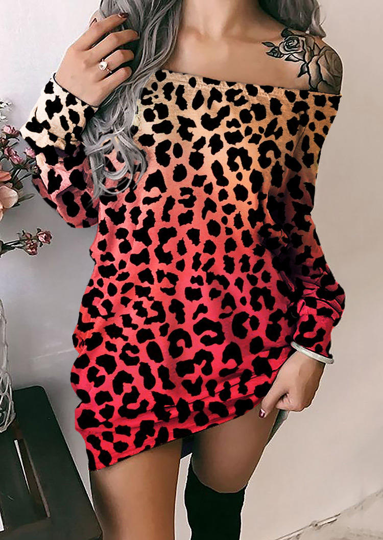 Mini Dresses Leopard Gradient Ruffled Off Shoulder Mini Dress in Purple. Size: ,M,L,XL
Mini Dresses Leopard Gradient Ruffled Off Shoulder Mini Dress in Purple. Size: ,M,L,XL