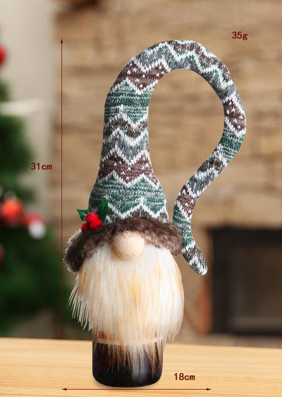 Christmas Decoration Christmas Snowflake Gnomies Wine Bottle Cover Bag in Green. Size
Christmas Decoration Christmas Snowflake Gnomies Wine Bottle Cover Bag in Green. Size