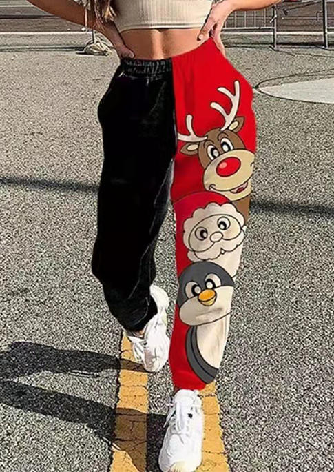 Pants Santa Claus Reindeer Penguin Color Block Sweatpants in Red. Size: ,M,L,XL
Pants Santa Claus Reindeer Penguin Color Block Sweatpants in Red. Size: ,M,L,XL
