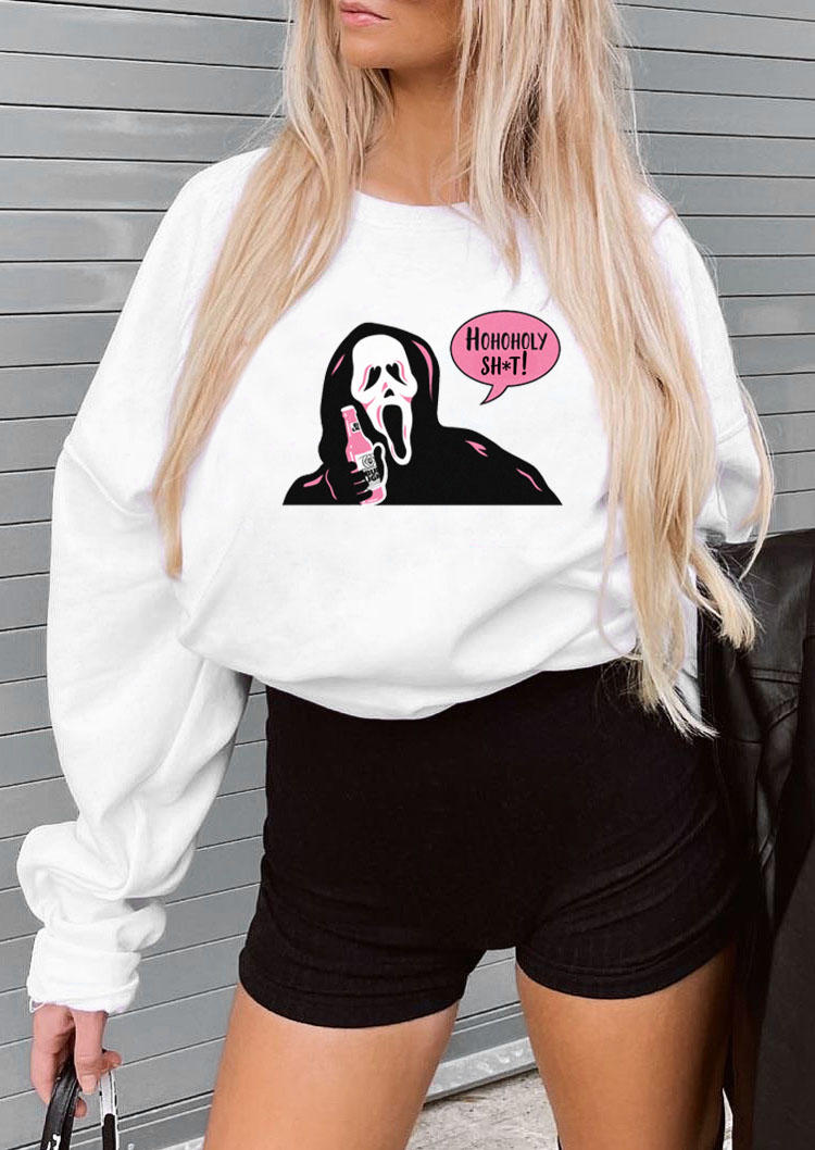 Sweatshirts Hohoholy Sh!t Skull Long Sleeve Sweatshirt in White. Size: ,M,L,XL
Sweatshirts Hohoholy Sh!t Skull Long Sleeve Sweatshirt in White. Size: ,M,L,XL