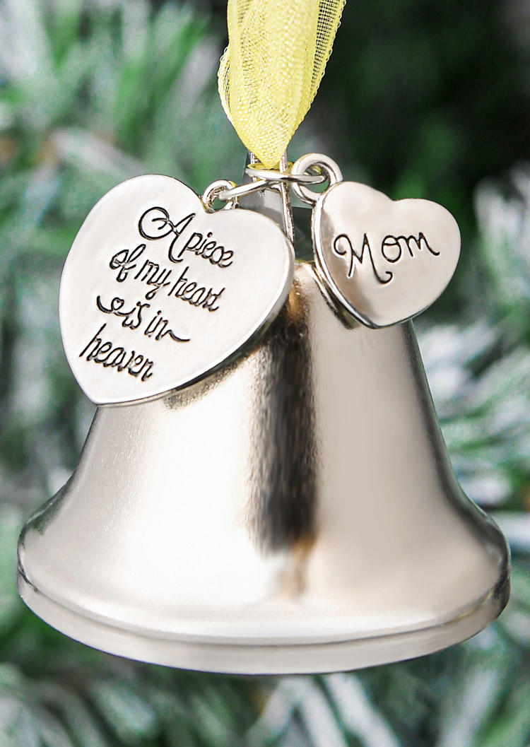Christmas Decoration Bells DAD Mom A Piece Of My Heart Is In Heaven Ornament in Pattern2. Size
Christmas Decoration Bells DAD Mom A Piece Of My Heart Is In Heaven Ornament in Pattern2. Size