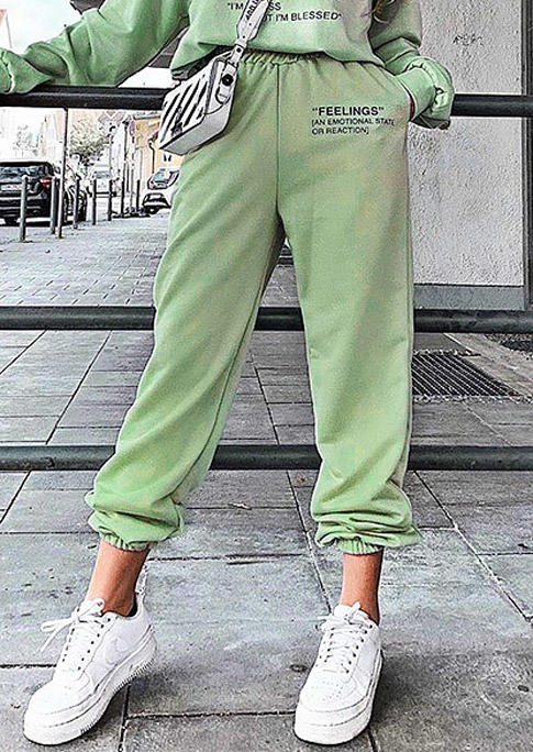 Pants Letter Graphic Elastic Waist Pocket Sweatpants in Green. Size: ,M,L,XL
Pants Letter Graphic Elastic Waist Pocket Sweatpants in Green. Size: ,M,L,XL