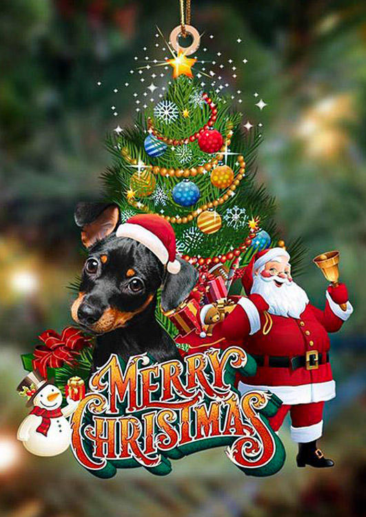 Christmas Decoration Merry Christmas Tree Dog Pendant Ornament in Pattern1,Pattern2. Size
Christmas Decoration Merry Christmas Tree Dog Pendant Ornament in Pattern1,Pattern2. Size