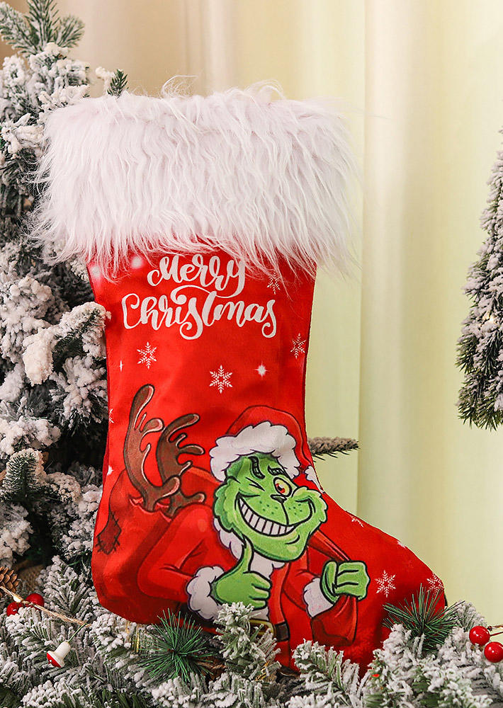 Christmas Decoration Lovely Christmas Gift Cartoon Sock Hanging Ornament in Red. Size
Christmas Decoration Lovely Christmas Gift Cartoon Sock Hanging Ornament in Red. Size