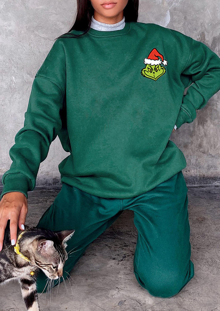 Sweatshirts Christmas Hat Cartoon Long Sleeve Sweatshirt in Dark Green. Size: ,M,L,XL
Sweatshirts Christmas Hat Cartoon Long Sleeve Sweatshirt in Dark Green. Size: ,M,L,XL