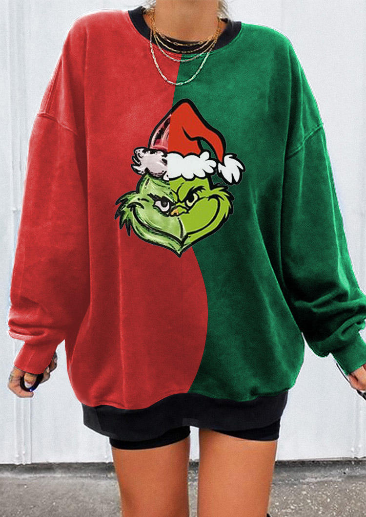 Sweatshirts Christmas Cartoon Color Block Pullover Sweatshirt in Multicolor. Size: ,M,L,XL
Sweatshirts Christmas Cartoon Color Block Pullover Sweatshirt in Multicolor. Size: ,M,L,XL