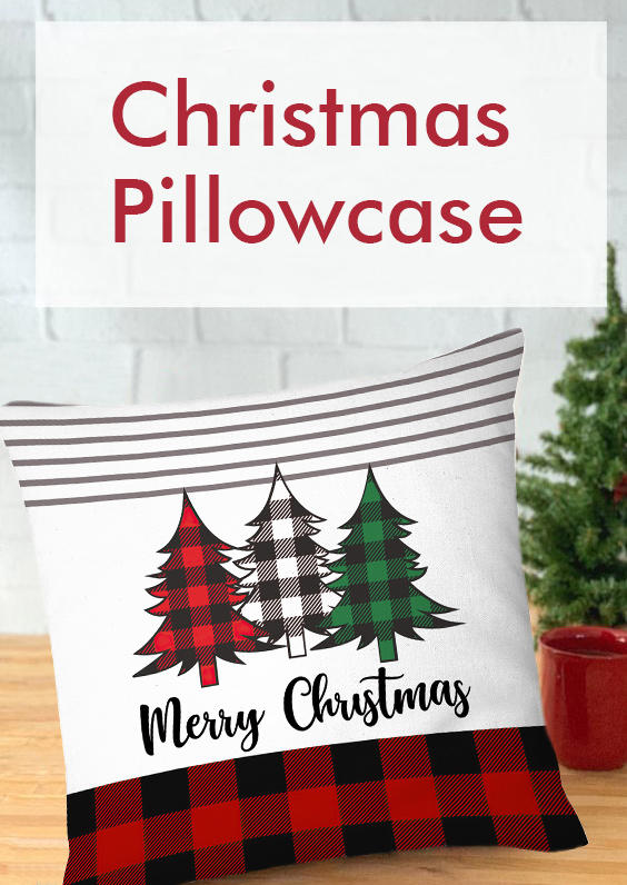 Pillowcase Merry Christmas Plaid Striped Pillowcase without Pillow in White. Size
Pillowcase Merry Christmas Plaid Striped Pillowcase without Pillow in White. Size