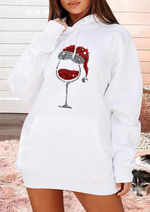 Hoodies Christmas Hat Wine Glass Pullover Hoodie in White. Size: ,M,L,XL
Hoodies Christmas Hat Wine Glass Pullover Hoodie in White. Size: ,M,L,XL
