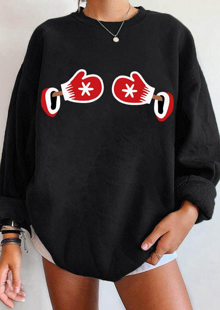 Sweatshirts Christmas Snowman Gloves Long Sleeve Sweatshirt in Black. Size: ,M,L,XL
Sweatshirts Christmas Snowman Gloves Long Sleeve Sweatshirt in Black. Size: ,M,L,XL