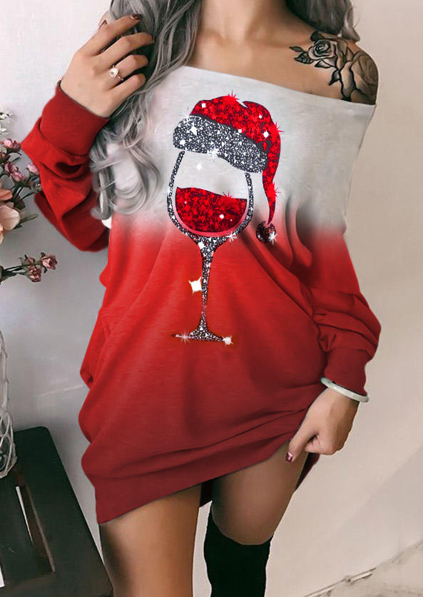 Mini Dresses Christmas Gradient Wine Glass Santa Hat Mini Dress in Red. Size: ,M,L,XL
Mini Dresses Christmas Gradient Wine Glass Santa Hat Mini Dress in Red. Size: ,M,L,XL