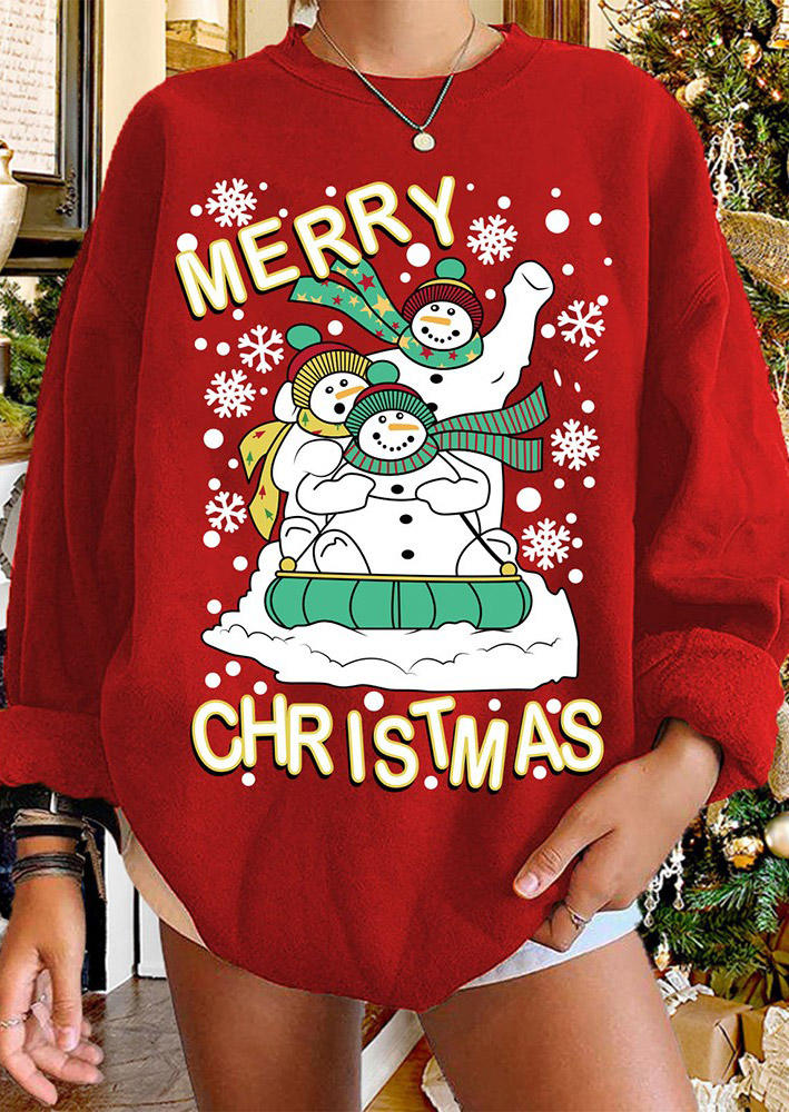 Sweatshirts Merry Christmas Snowman Long Sleeve Sweatshirt in Red. Size: ,M,L,XL
Sweatshirts Merry Christmas Snowman Long Sleeve Sweatshirt in Red. Size: ,M,L,XL