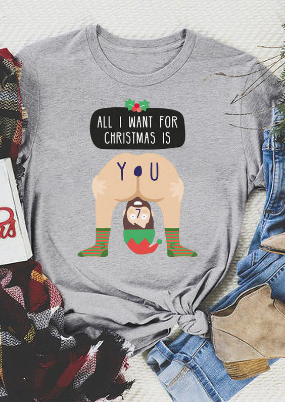 T-shirts Tees All I Want For Christmas Is You T-Shirt Tee in Gray. Size: ,M,L,XL
T-shirts Tees All I Want For Christmas Is You T-Shirt Tee in Gray. Size: ,M,L,XL