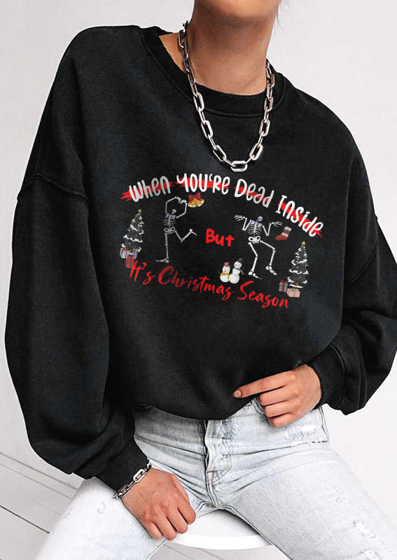 Sweatshirts Christmas When You're Dead Inside Sweatshirt in Black. Size: ,M,L,XL
Sweatshirts Christmas When You're Dead Inside Sweatshirt in Black. Size: ,M,L,XL