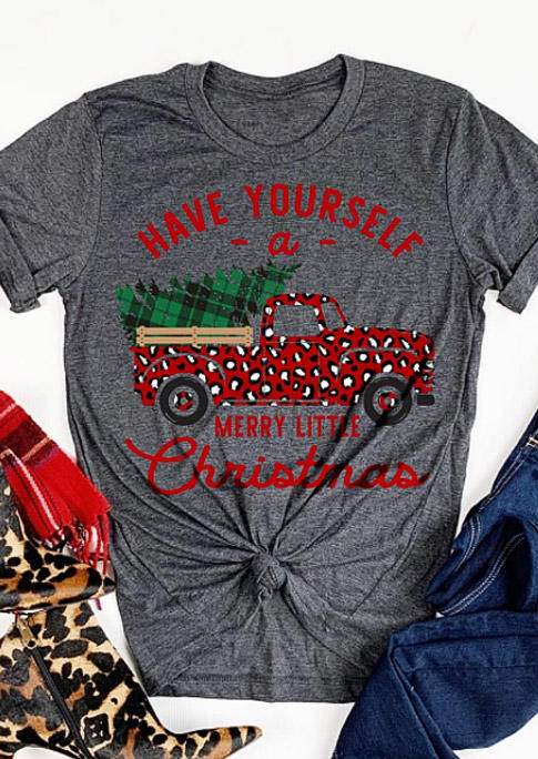T-shirts Tees Have Youself A Merry Little Christmas Plaid Leopard T-Shirt Tee in Dark Grey. Size
T-shirts Tees Have Youself A Merry Little Christmas Plaid Leopard T-Shirt Tee in Dark Grey. Size