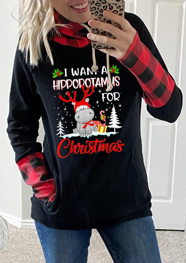 Sweatshirts I Want A Hippopotamus For Christmas Sweatshirt in Black. Size: ,M,L,XL
Sweatshirts I Want A Hippopotamus For Christmas Sweatshirt in Black. Size: ,M,L,XL