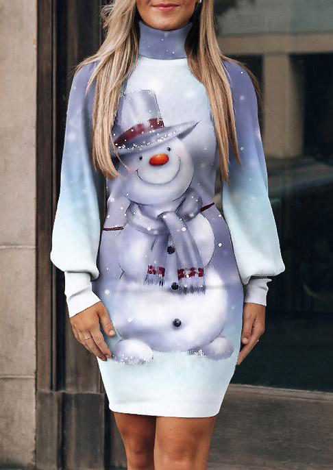 Mini Dresses Christmas Snowman Turtleneck Mini Dress in Multicolor. Size: ,M,L,XL
Mini Dresses Christmas Snowman Turtleneck Mini Dress in Multicolor. Size: ,M,L,XL