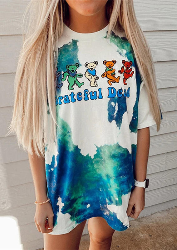 T-shirts Tees Grateful Dead Bear Tie Dye T-Shirt Tee in Multicolor. Size: ,M,L,XL
T-shirts Tees Grateful Dead Bear Tie Dye T-Shirt Tee in Multicolor. Size: ,M,L,XL