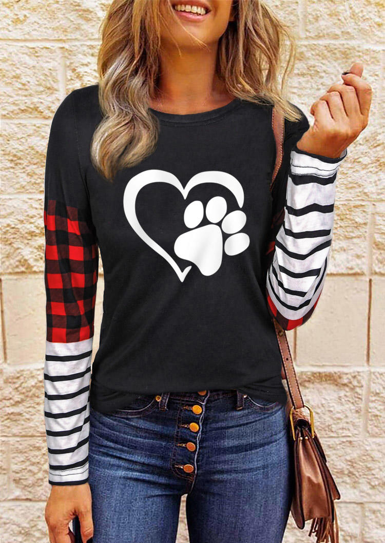 T-shirts Tees Love Heart Dog Paw Plaid Striped T-Shirt Tee in Black. Size
T-shirts Tees Love Heart Dog Paw Plaid Striped T-Shirt Tee in Black. Size