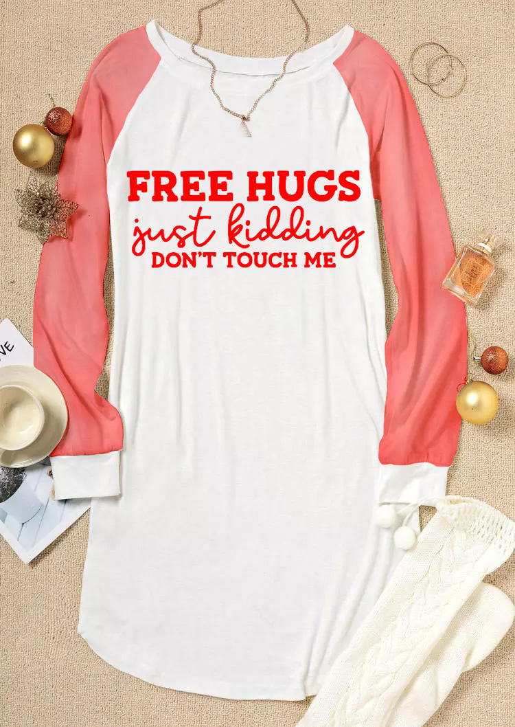 Mini Dresses Free Hugs Just Kidding Don't Touch Me Mini Dress in Pink. Size: ,M,L,XL
Mini Dresses Free Hugs Just Kidding Don't Touch Me Mini Dress in Pink. Size: ,M,L,XL