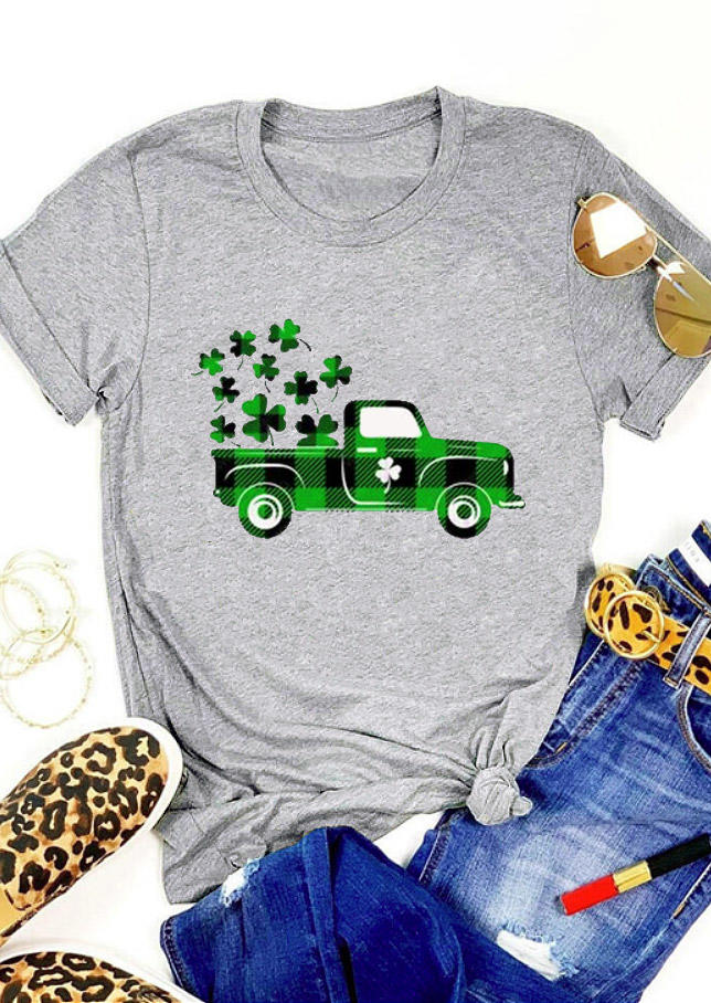 T-shirts Tees St. Patrick' Day Lucky Shamrock Truck T-Shirt Tee in Gray. Size: ,M,L,XL
T-shirts Tees St. Patrick' Day Lucky Shamrock Truck T-Shirt Tee in Gray. Size: ,M,L,XL