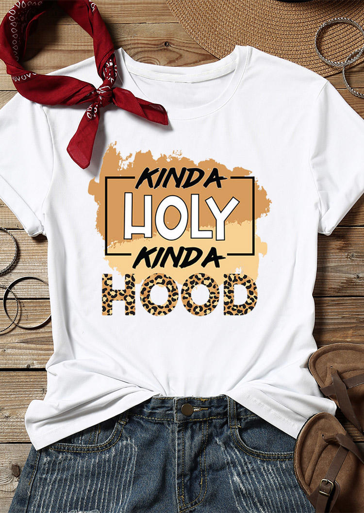 T-shirts Tees Leopard Kinda Holy Kinda Hood T-Shirt Tee in White. Size: ,M,L,XL
T-shirts Tees Leopard Kinda Holy Kinda Hood T-Shirt Tee in White. Size: ,M,L,XL