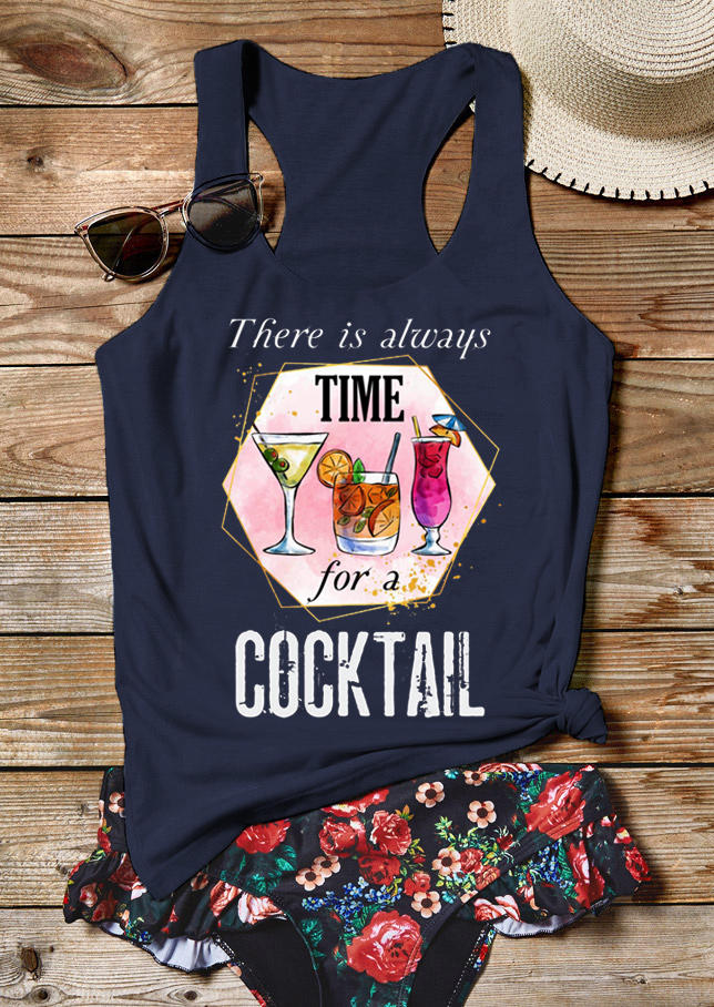 Tank Tops There Is Always Time For A Cocktail Racerback Tank Top in Navy Blue. Size: ,M,L,XL
Tank Tops There Is Always Time For A Cocktail Racerback Tank Top in Navy Blue. Size: ,M,L,XL