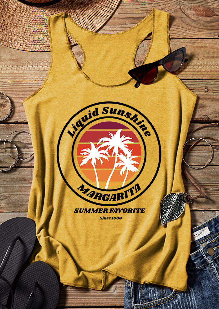 Tank Tops Liquid Sunshine Margarita Summer Favorite Racerback Tank Top in Yellow. Size: ,L,XL
Tank Tops Liquid Sunshine Margarita Summer Favorite Racerback Tank Top in Yellow. Size: ,L,XL