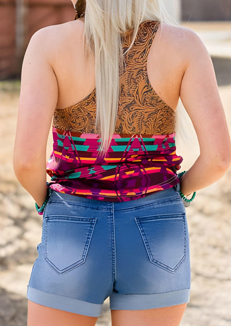 Tank Tops Aztec Geometric Floral Tooled Pattern Racerback Tank Top in Multicolor. Size
Tank Tops Aztec Geometric Floral Tooled Pattern Racerback Tank Top in Multicolor. Size