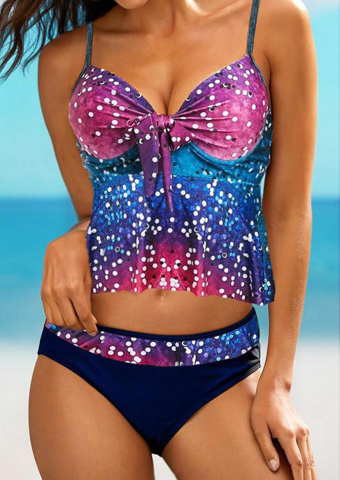 Tankinis Dot Ruched Tie Spaghetti Strap Tankini Set in Multicolor. Size: ,M,L,XL
Tankinis Dot Ruched Tie Spaghetti Strap Tankini Set in Multicolor. Size: ,M,L,XL