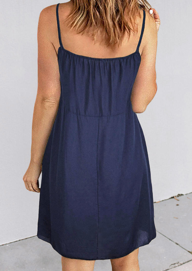 Mini Dresses Lace Splicing Spaghetti Strap Mini Dress - Deep Blue in Blue. Size
Mini Dresses Lace Splicing Spaghetti Strap Mini Dress - Deep Blue in Blue. Size