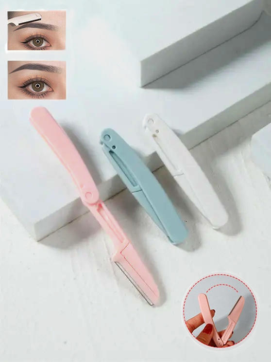 Beauty 3Pcs Eyebrow Razor Face Eye Brow Trimmer Blade Shaver in Multicolor. Size
Beauty 3Pcs Eyebrow Razor Face Eye Brow Trimmer Blade Shaver in Multicolor. Size