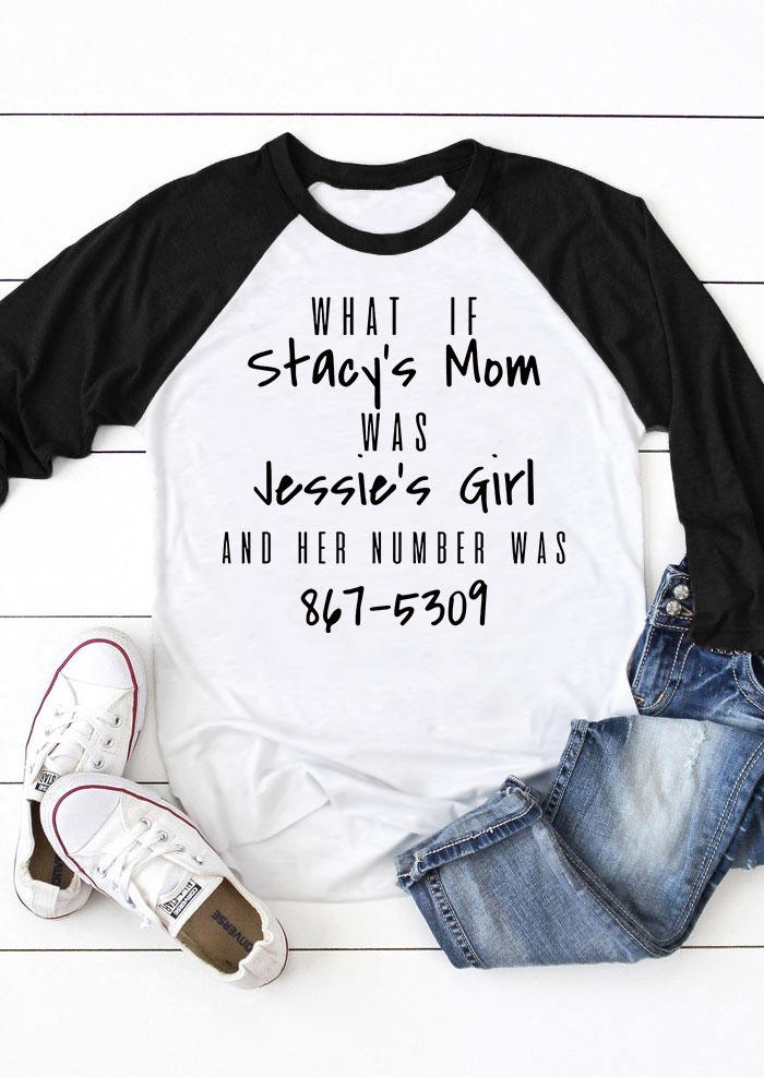 T-shirts Tees What If Stacy's Mom Was Jessie's Girl T-Shirt Tee in White. Size
T-shirts Tees What If Stacy's Mom Was Jessie's Girl T-Shirt Tee in White. Size