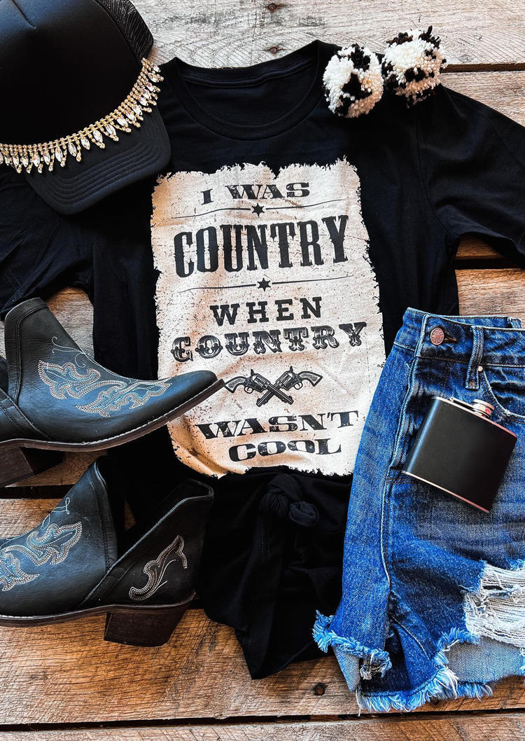 T-shirts Tees I Was Country When Country Wasn't Cool Star Gun T-Shirt Tee in Black. Size
T-shirts Tees I Was Country When Country Wasn't Cool Star Gun T-Shirt Tee in Black. Size