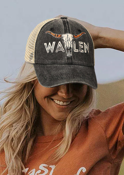 Wallen Ponytail Hat Morgan Wallen Steer Skull Mesh Splicing Baseball Cap in Black. Size
Wallen Ponytail Hat Morgan Wallen Steer Skull Mesh Splicing Baseball Cap in Black. Size
