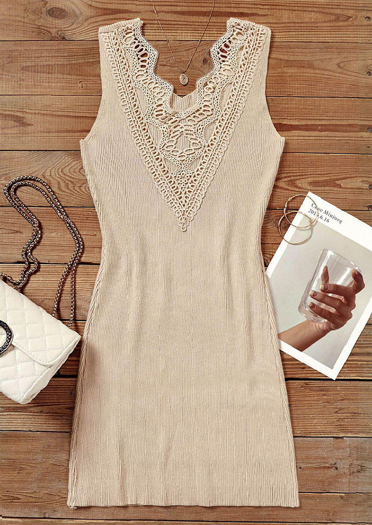 Bodycon Dresses Lace Splicing Hollow Out Bodycon Dress - Light Khaki in Khaki. Size
Bodycon Dresses Lace Splicing Hollow Out Bodycon Dress - Light Khaki in Khaki. Size