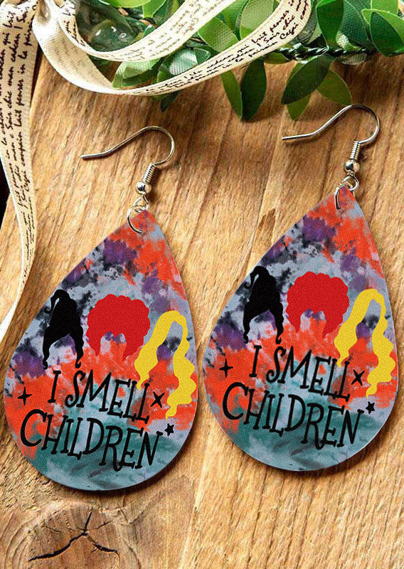 Earrings Halloween I Smell Children Acrylic Water Drop Earrings in Multicolor. Size
Earrings Halloween I Smell Children Acrylic Water Drop Earrings in Multicolor. Size