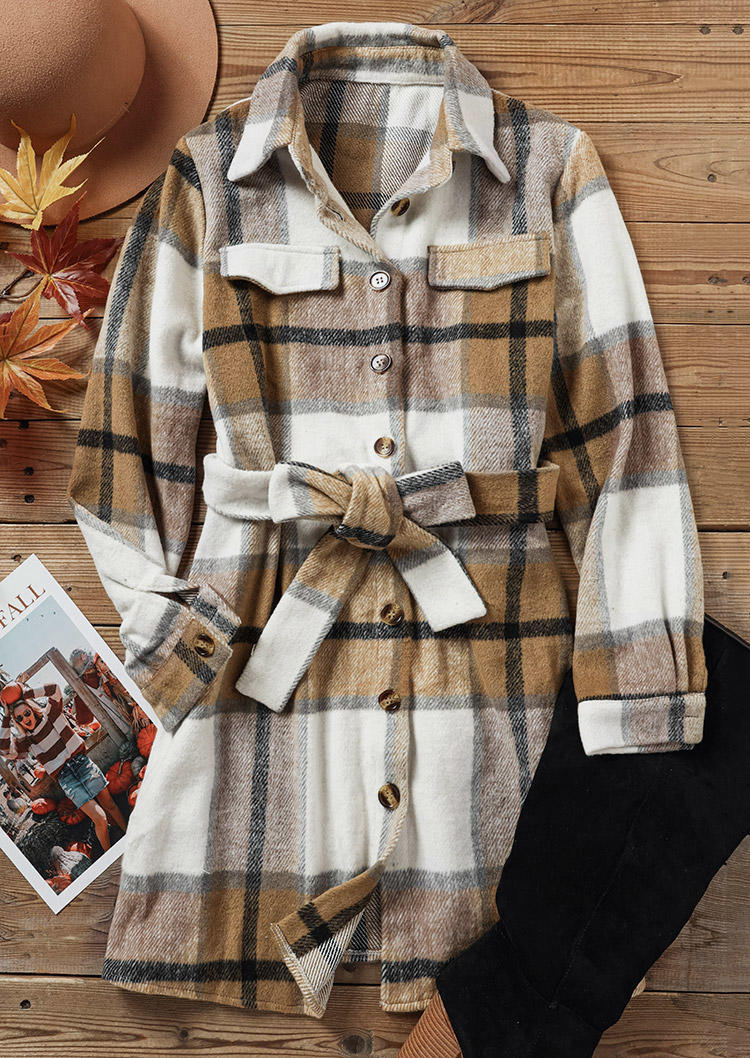 Mini Dresses Plaid Button Decorative Fake Pocket Mini Dress in Multicolor. Size: ,XL
Mini Dresses Plaid Button Decorative Fake Pocket Mini Dress in Multicolor. Size: ,XL