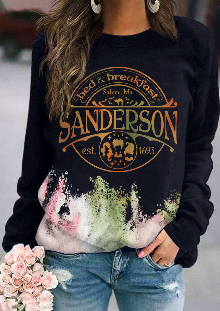 Sweatshirts Halloween Bed And Breakfast Witch Tie Dye Sweatshirt in Multicolor. Size: M
Sweatshirts Halloween Bed And Breakfast Witch Tie Dye Sweatshirt in Multicolor. Size: M