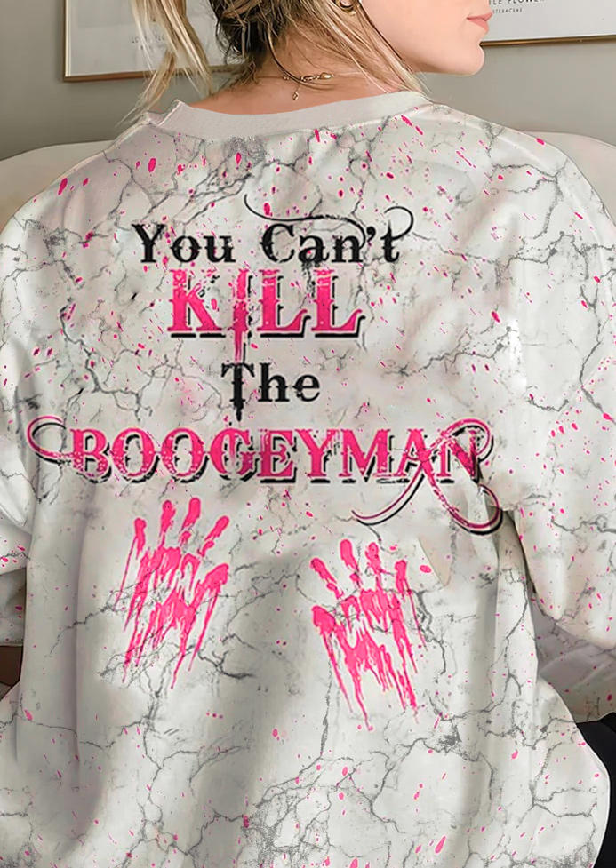 Sweatshirts Halloween You Can't The Boogeyman Pullover Sweatshirt - Light Grey in Gray. Size
Sweatshirts Halloween You Can't The Boogeyman Pullover Sweatshirt - Light Grey in Gray. Size