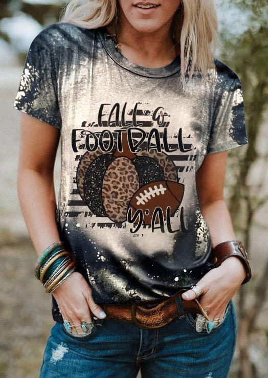 T-shirts Tees Fall & Football Y'all Leopard Pumpkin Bleached T-Shirt Tee in Multicolor. Size
T-shirts Tees Fall & Football Y'all Leopard Pumpkin Bleached T-Shirt Tee in Multicolor. Size
