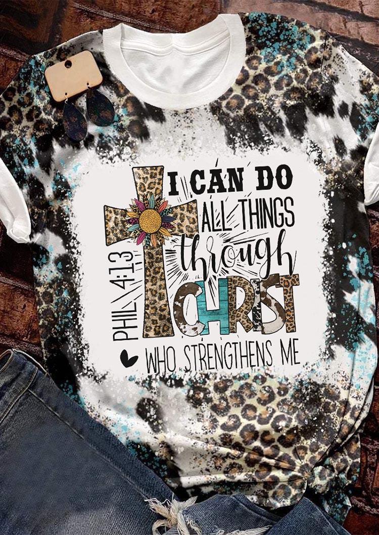 T-shirts Tees I Can Do All Things Through Christ Who Strengthens Me T-Shirt Tee in Multicolor. Size: ,XL
T-shirts Tees I Can Do All Things Through Christ Who Strengthens Me T-Shirt Tee in Multicolor. Size: ,XL