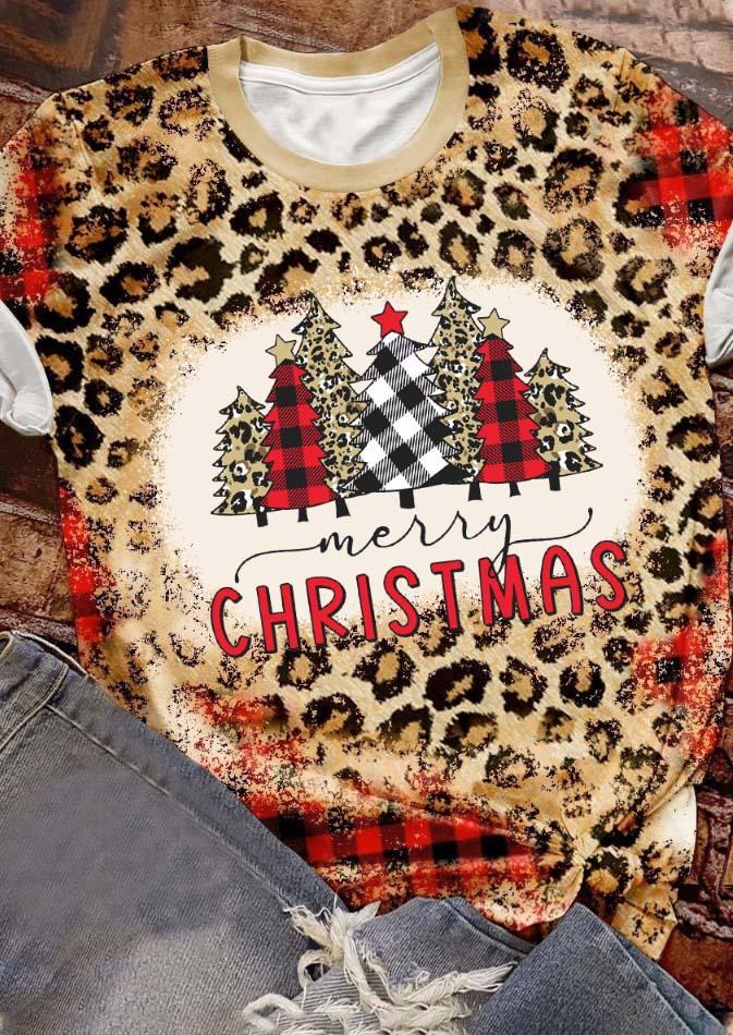 T-shirts Tees Merry Christmas Leopard Plaid Tree T-Shirt Tee in Multicolor. Size
T-shirts Tees Merry Christmas Leopard Plaid Tree T-Shirt Tee in Multicolor. Size